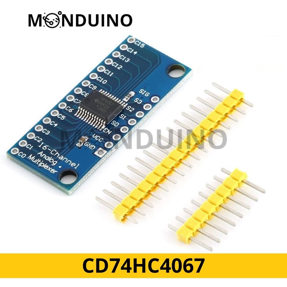 CD74HC4067 CMOS 16 Channel Digital Analog Multiplexer Breakout Module