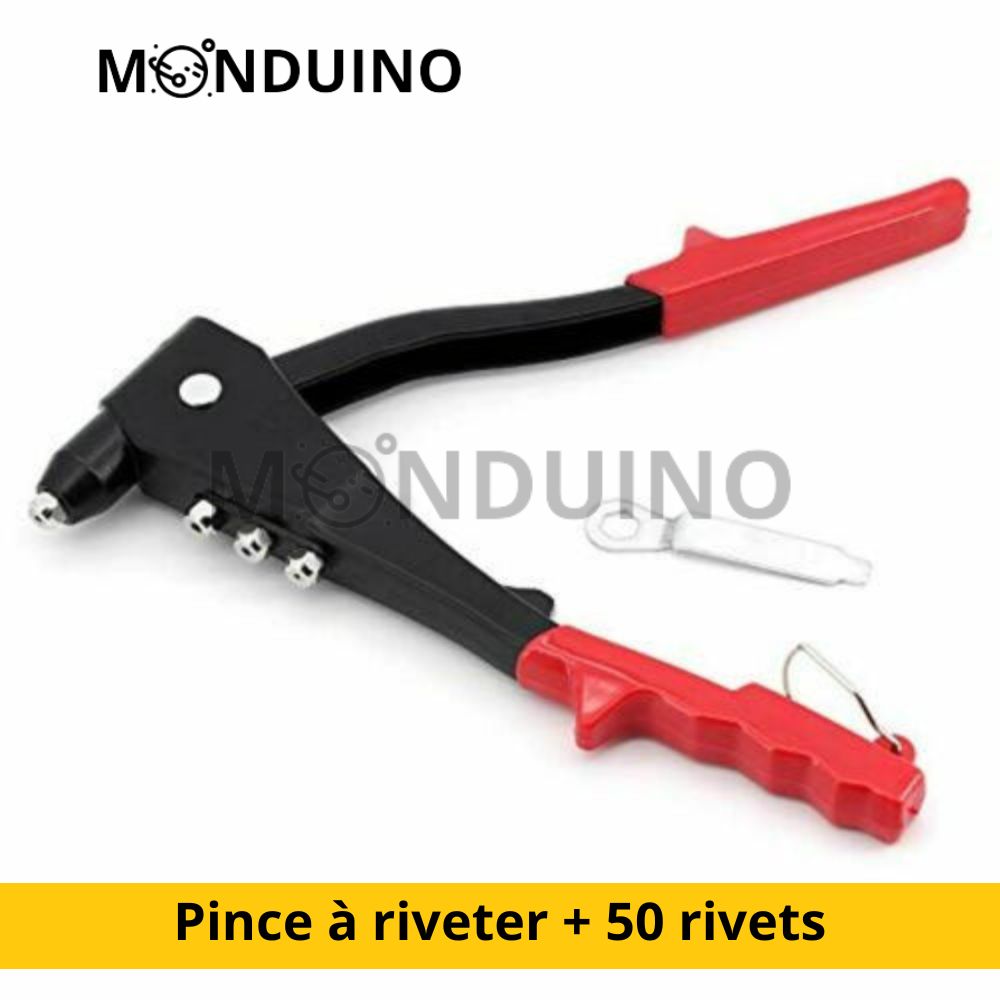 Pince à riveter + 50 rivets - NEUVE - Riveteuse Sertir