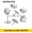 Steel Thumbtacks (144 PCS) 