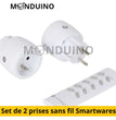 Set de 2 prises sans fil Smartwares