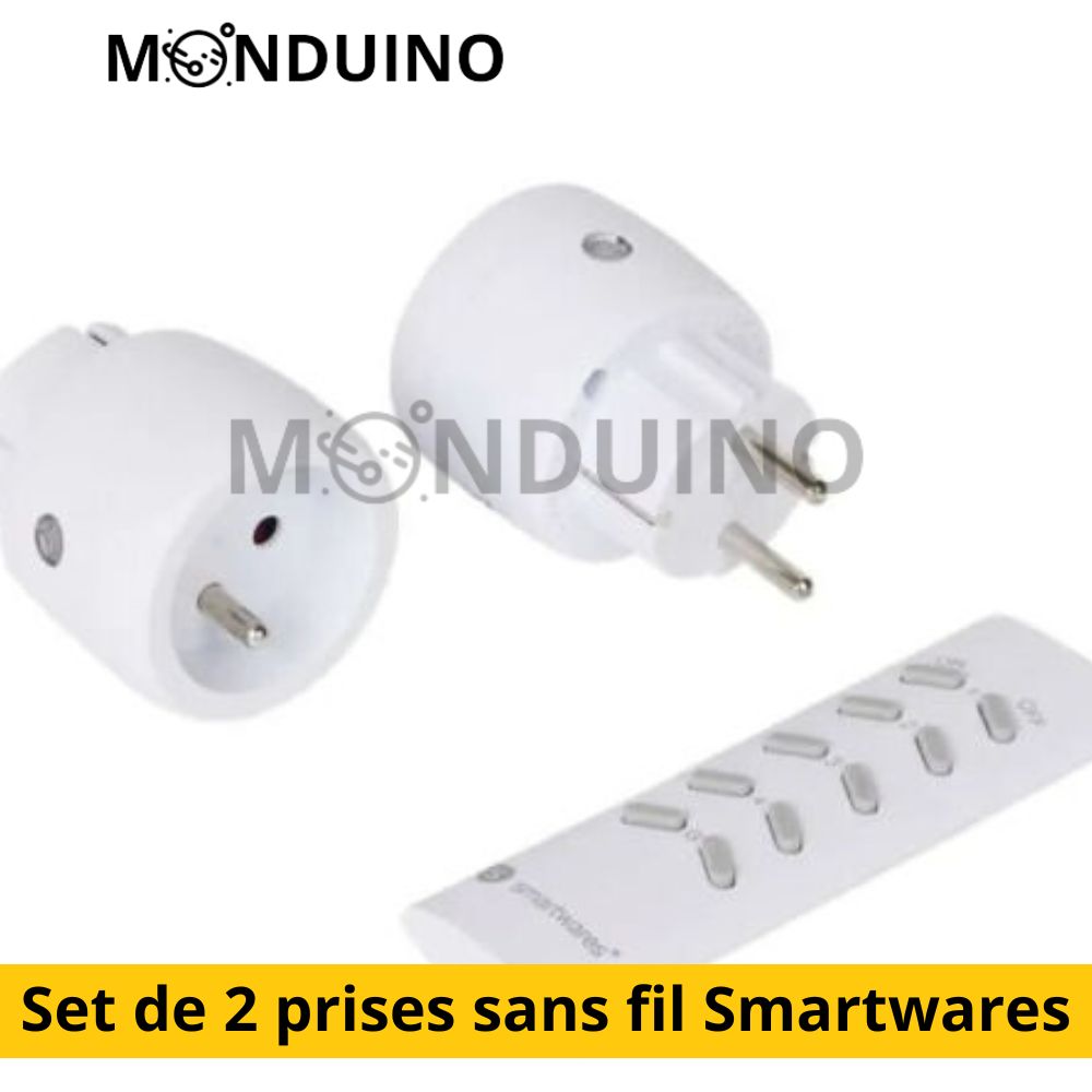 Set de 2 prises sans fil Smartwares