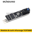 TCRT5000 Module de suivi infrarouge pour voiture intelligente avec détection de lignes