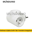 TRIPLITE 3X10/16A FRONT TRIANGULAR VOLTMAN VOM520004VOLTMANDIS-VOM520004 