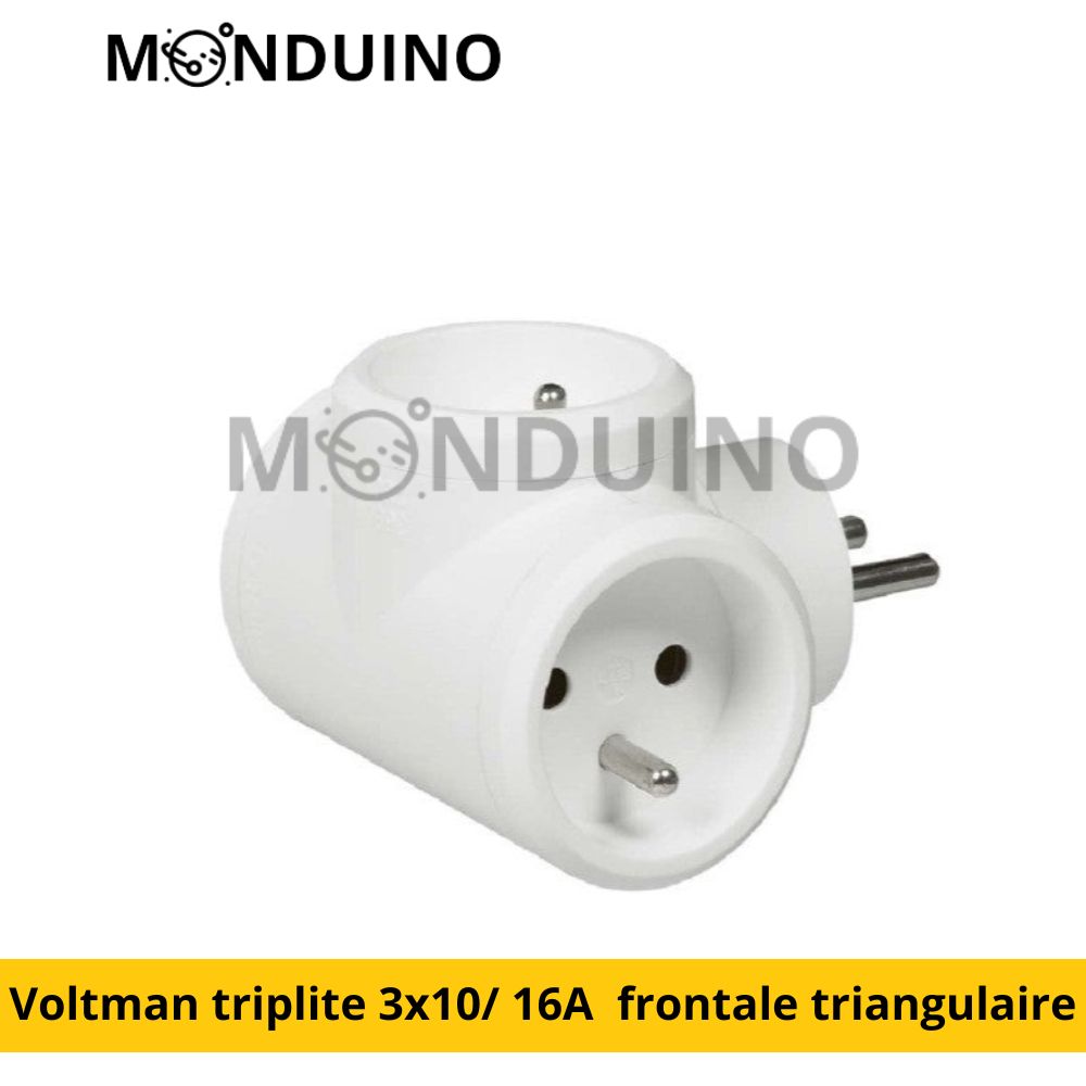 TRIPLITE 3X10/16A FRONT TRIANGULAR VOLTMAN VOM520004VOLTMANDIS-VOM520004 
