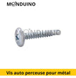 Vis auto perceuse pour métal - Tête ronde large