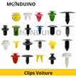 x100 Clips Voiture Universel Mixte Panneau Garniture Intérieur Extérieur Agrafe