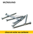 Clous pour le béton galvanisé, pièces, clous en acier au carbone