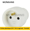 Legrand 2P+E 16 A plastic plugs - Female