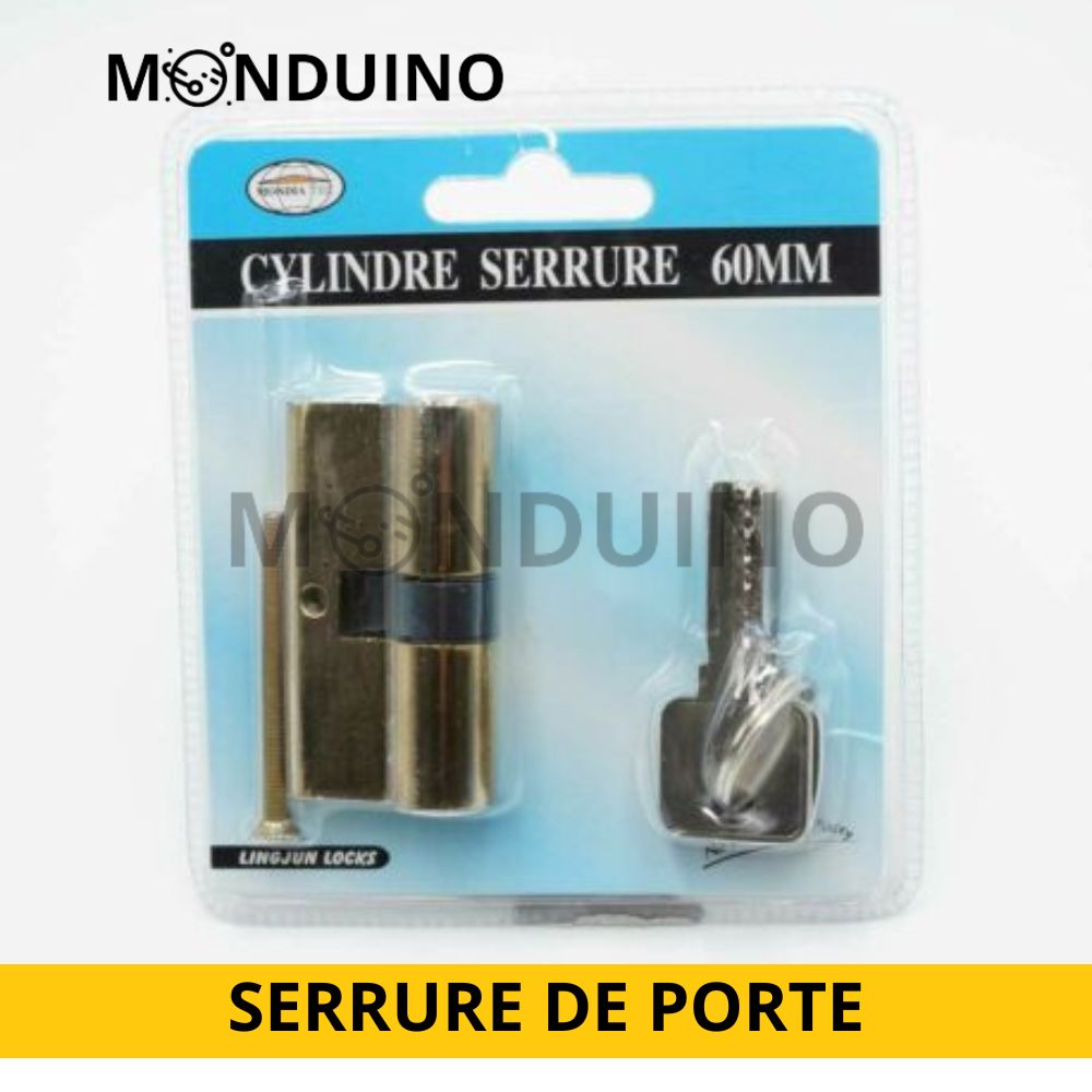 CANON CYLINDRE DE SERRURE DE PORTE 60mm