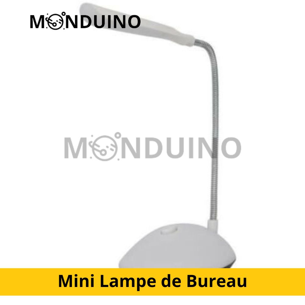 ini Flexible Desk Lamp Battery Operated 4 LED Random Colors Bedside Travel Camping
