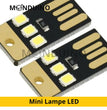 Lot de 5 Mini Lampe LED format clé USB porte clé Lumière blanche