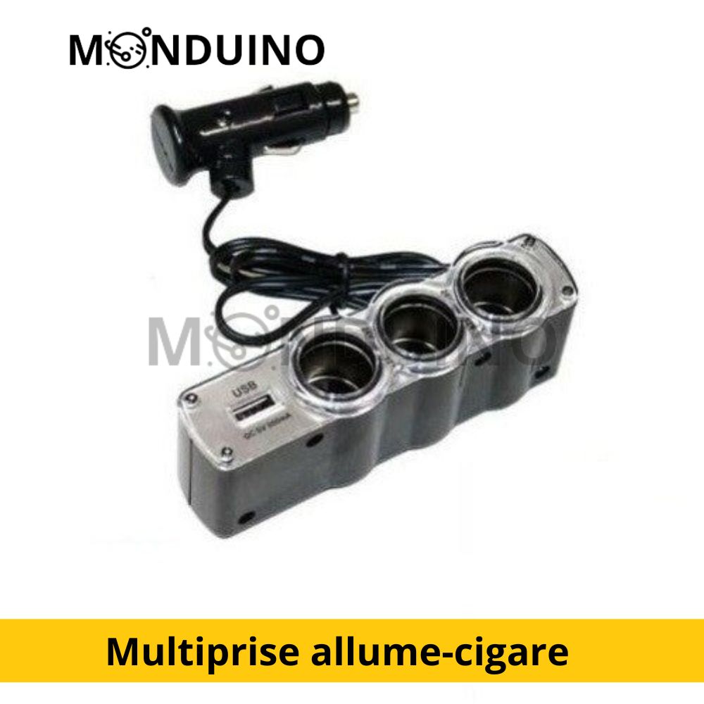 Multi-socket cigar lighter Splitter Doubler 3x Sockets + USB Cigar lighter Voit 