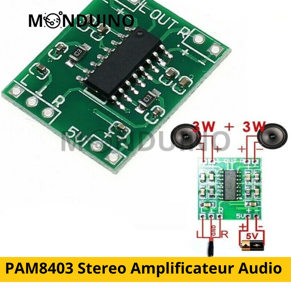 PAM8403 Stereo Audio Amplifier Modul 2x3W