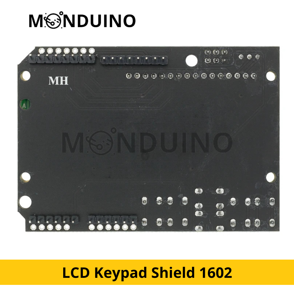 LCD Keypad Shield 1602 – Écran LCD 16x2 avec Clavier – Compatible Monduino UNO R3 [D-12]