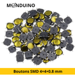 Lot de 10 Boutons Tactiles SMD 4×4×0.8 mm – Interrupteur Momentané 4 Broches 12V