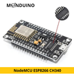 Carte de développement NodeMCU ESP8266 CH340 WiFi – Monduino [E-01]
