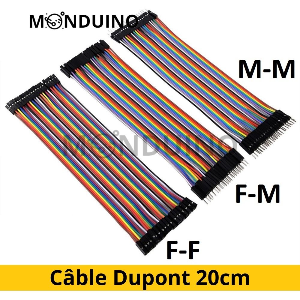 Cables Dupont &amp; Jumperkabel 20 cm
