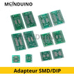 Circuit adaptateur SMD vers DIP - PCB SOP8 SOP10 SOP14 SOP16 SOP20 SOP24 SOP28