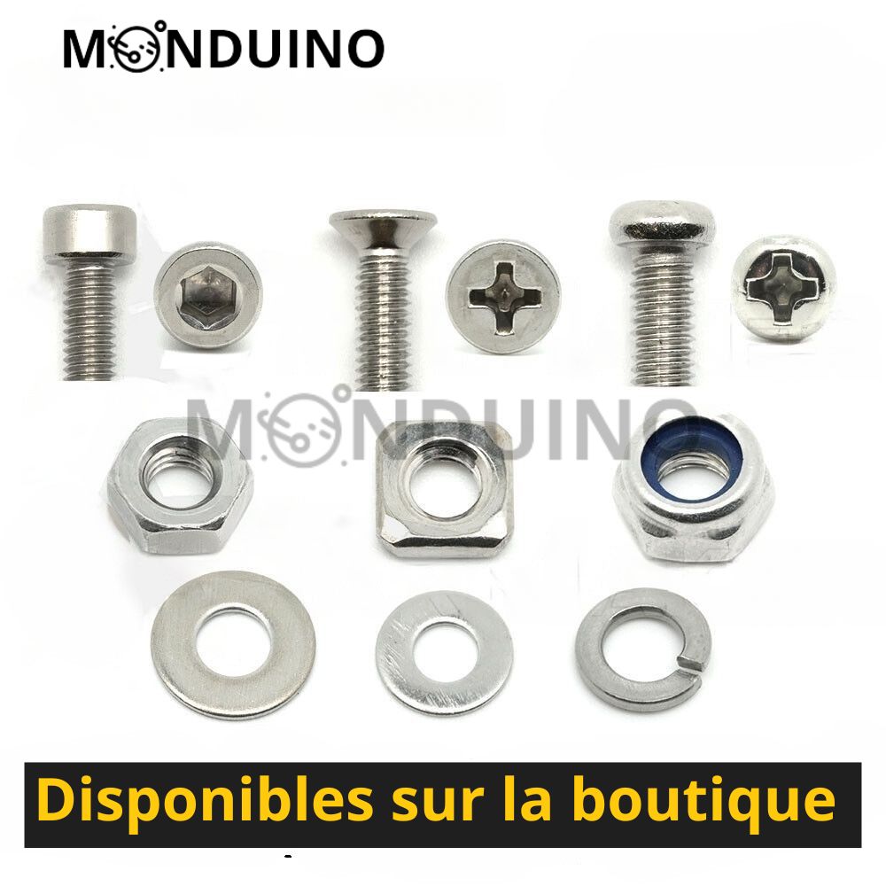 Rondelles ressort Inox A2 DIN 127B Grower spring - M2.5 M3 M4 M5 M6 - 5 à 20 pcs