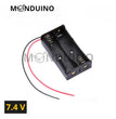 Coupleur Batterie 18650 support boitier 1 2 3 4 piles Li-ion 3.7 7.4 11.1 14.8V