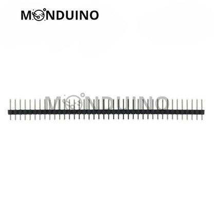 Barrettes de connexion Header Mâle 2.54mm 40 pins Dupont pins à souder couleurs