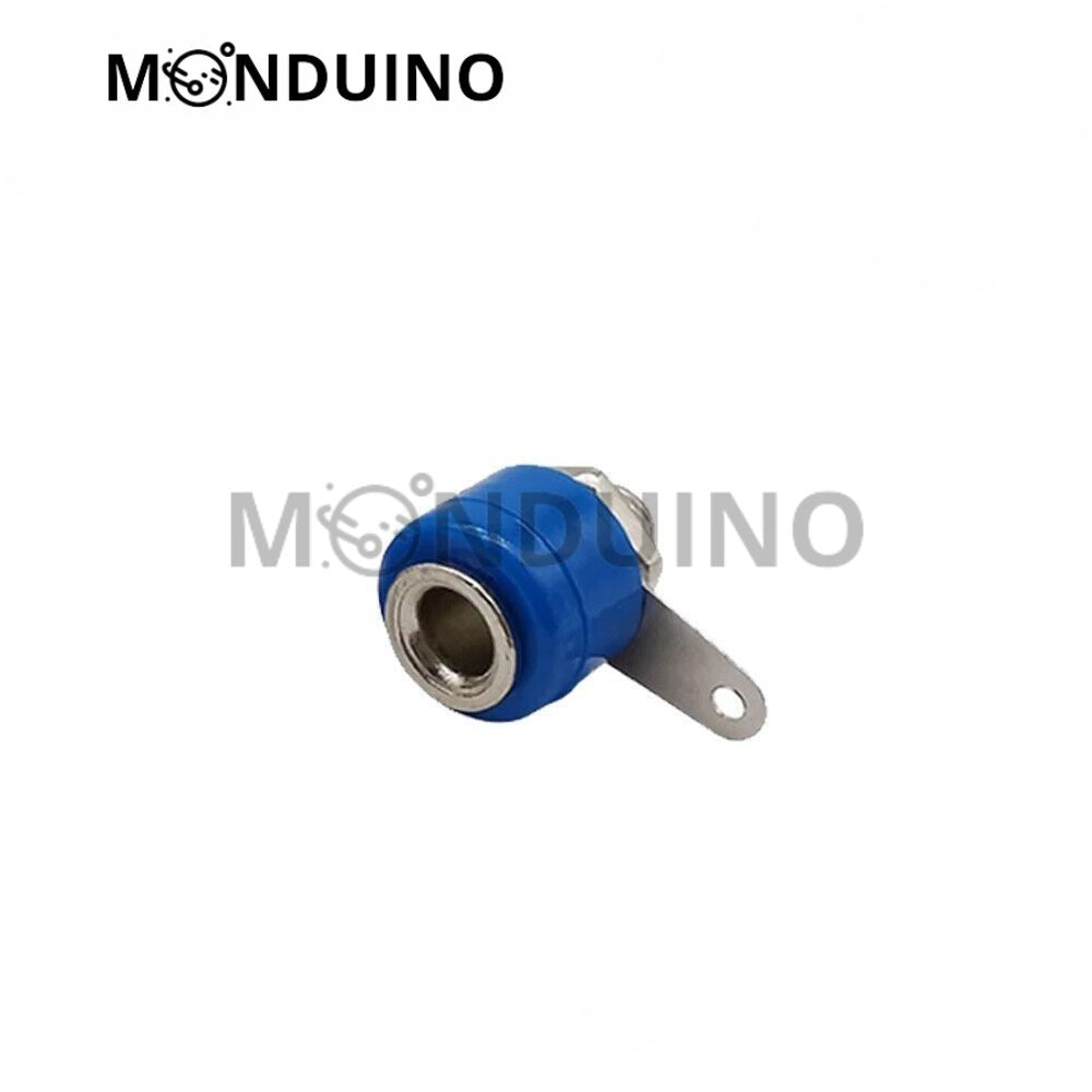 Mini Fiche banane femelle chassis 4mm - Noir Rouge Jaune Vert Bleu - Banana plug