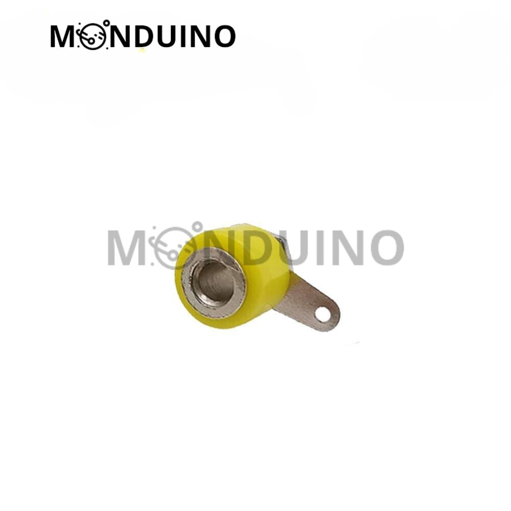 Mini Fiche banane femelle chassis 4mm - Noir Rouge Jaune Vert Bleu - Banana plug