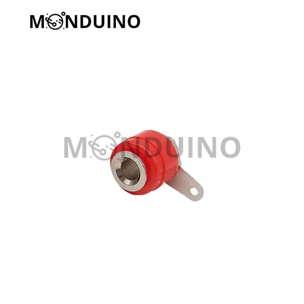 Mini Fiche banane femelle chassis 4mm - Noir Rouge Jaune Vert Bleu - Banana plug