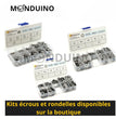 Écrous frein inox A2 - M2 M2.5 M3 M4 M5 M6 M8 - 5 à 50 pcs - Nylstop lock nylon