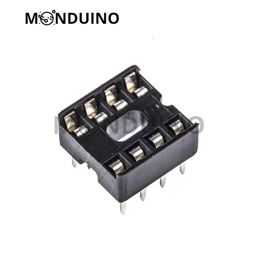 NE555 Timer DIP-8 Circuit intégré et support socket CI DIY NE555P - 1 et 5 pcs