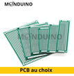 Carte Prototypage PCB Board perforée 2.54mm Double face - Dimensions au choix