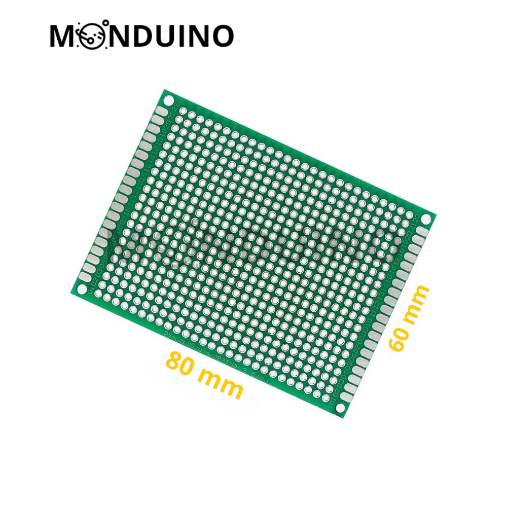 Carte Prototypage PCB Board perforée 2.54mm Double face - Dimensions au choix