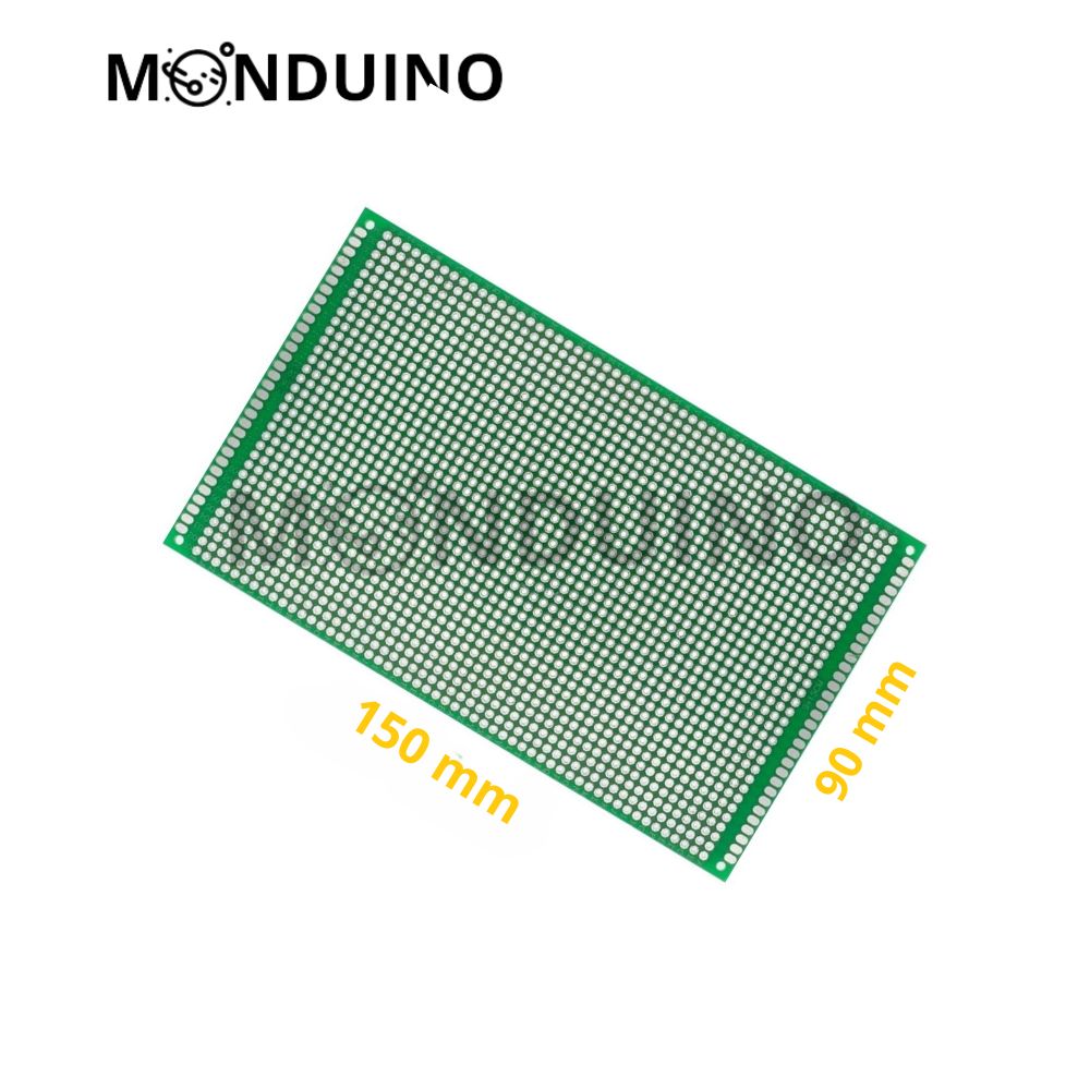 Carte Prototypage PCB Board perforée 2.54mm Double face - Dimensions au choix