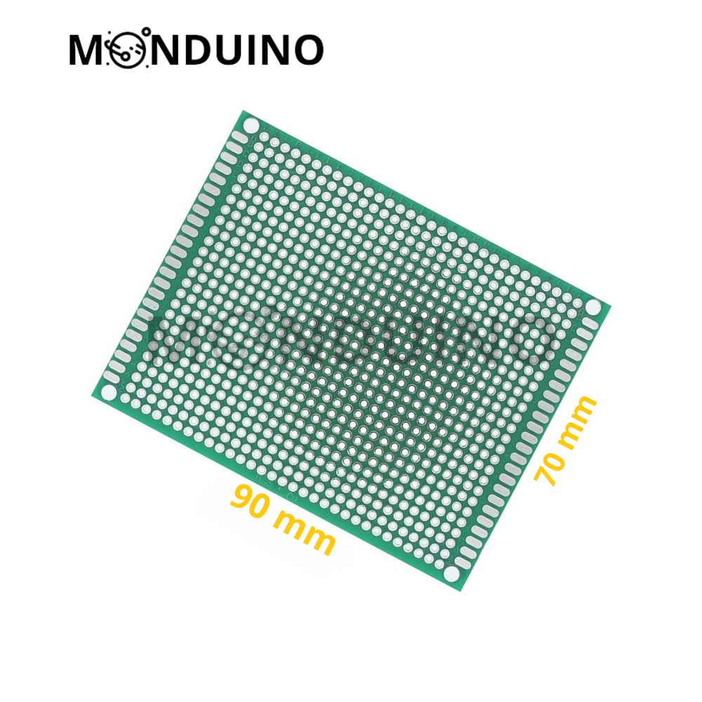 Carte Prototypage PCB Board perforée 2.54mm Double face - Dimensions au choix