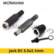 Fiche Jack DC 5.5x2.1mm 3A Mâle Femelle connecteur alimentation embase chassis
