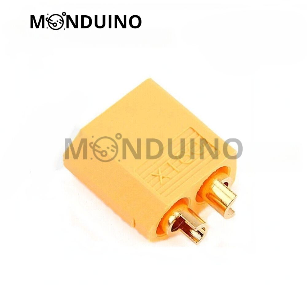 XT60 Mâle + Femelle par paire - Connecteur prise batterie drone LiPo –  MONDUINO