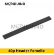 Barrettes Header Femelle 2.54mm connecteur à souder 40 pins Dupont PCB - 1-10pcs