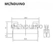 Porte fusible 5x20mm à souder - Support pour circuit PCB avec capot Fuse holder