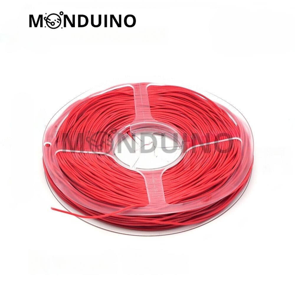 Fil électrique silicone souple 24 AWG 0,2mm² - Câble cuivre multibrin 1 à 100m