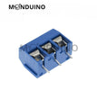 Bornier à vis 2, 3, 4 broches - 5 à 20 pcs - Borne pin à souder bleu PCB 5mm