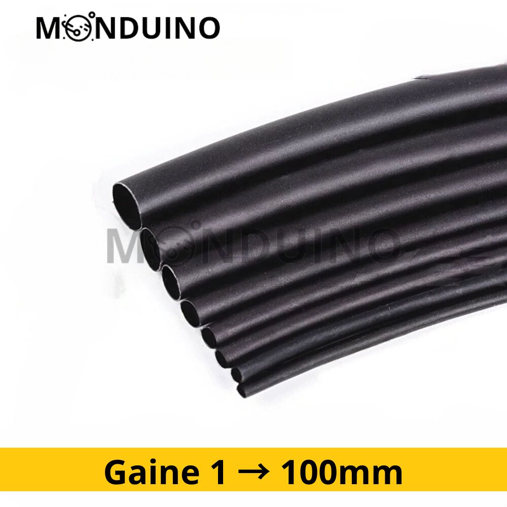GAINE THERMO RETRACTABLE - 1 2 3 4 5 6 8 10 12 16 20 25 30 40 50 60 100 mm 1-5m