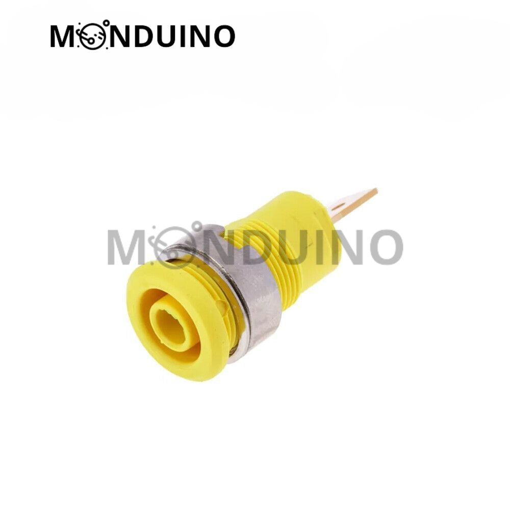 Fiche banane femelle chassis 4mm - Embase 5 couleurs Borne bornier Banana plug