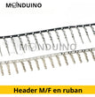 Header Dupont connecteur à souder - Ruban mâle femelle type breadboard Arduino