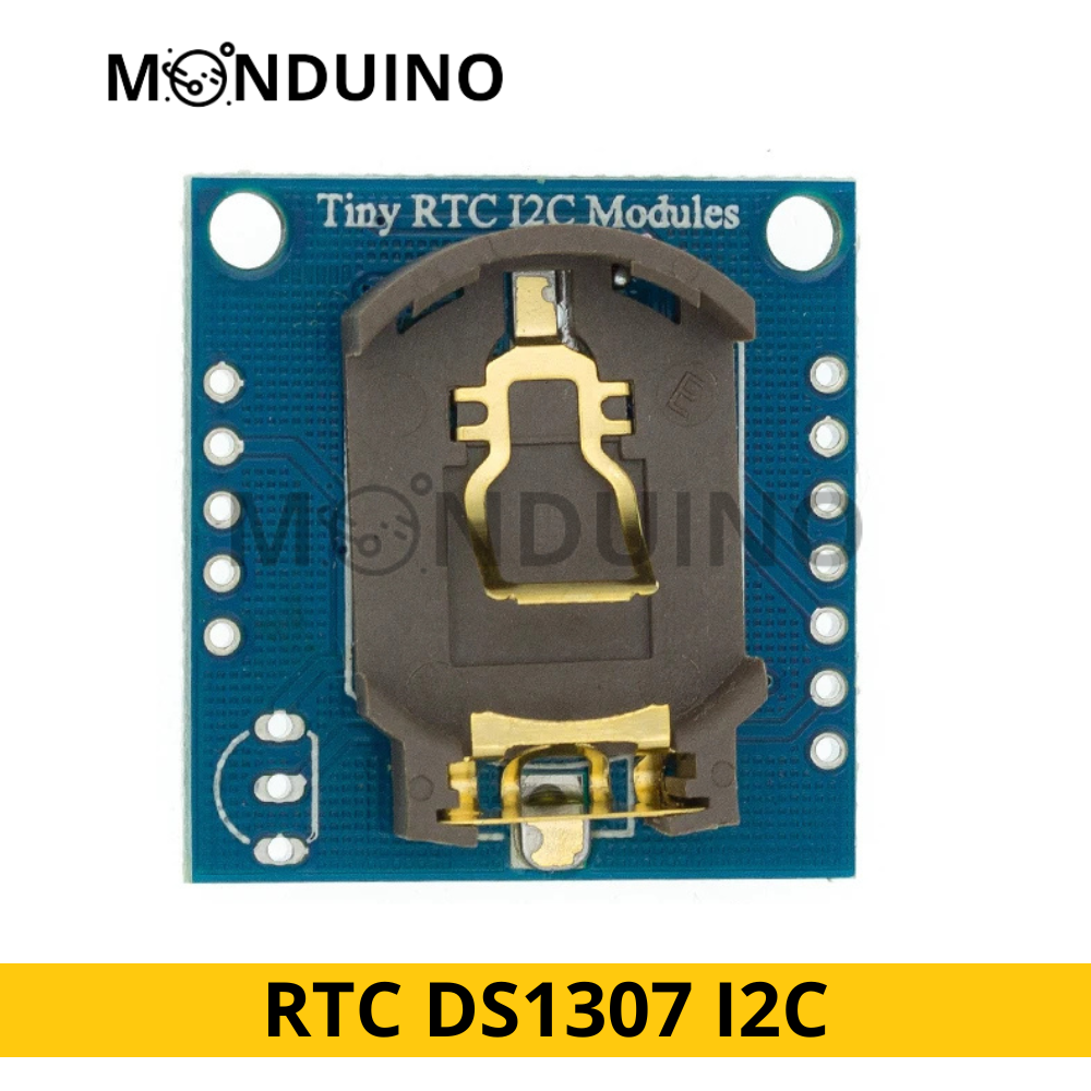 Module RTC I2C DS1307 avec mémoire 24C32 Horloge Temps Réel – Monduino [E-44]
