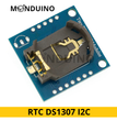 Module RTC I2C DS1307 avec mémoire 24C32 Horloge Temps Réel – Monduino [E-44]