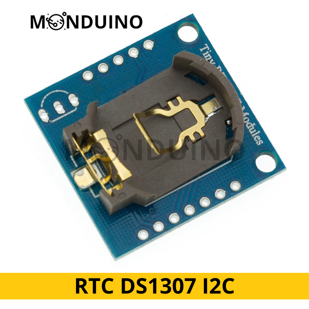 Module RTC I2C DS1307 avec mémoire 24C32 Horloge Temps Réel – Monduino [E-44]