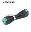 Fiche Jack DC 5.5x2.1mm Mâle / Femelle connecteur alimentation Bornier à vis 12V