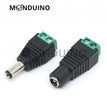 Fiche Jack DC 5.5x2.1mm Mâle / Femelle connecteur alimentation Bornier à vis 12V