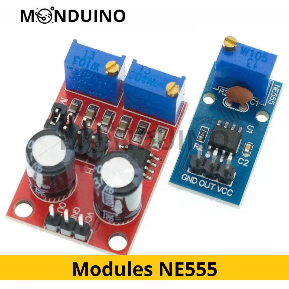 NE555 Module générateur de signaux impulsions carré 5-12V Fréquence + duty cycle - Monduino B-11