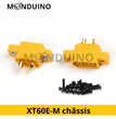 XT60E-M Embase châssis à visser - Fiche mâle panel batterie RC LiPo prise XT60
